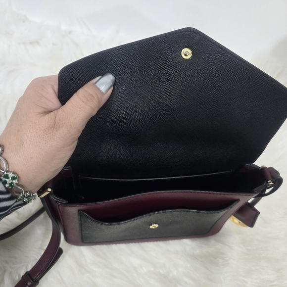 Michael Kors Burgundy and black crossbody - Picture 10 of 15